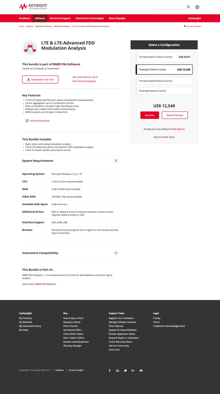 Product bundle page