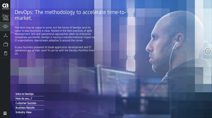 DevOps landing page