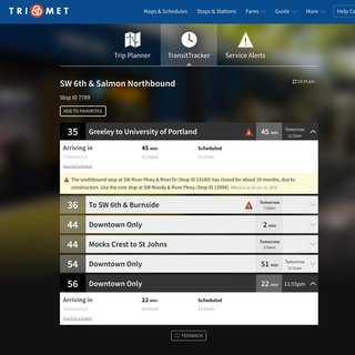 Trimet.org redesign