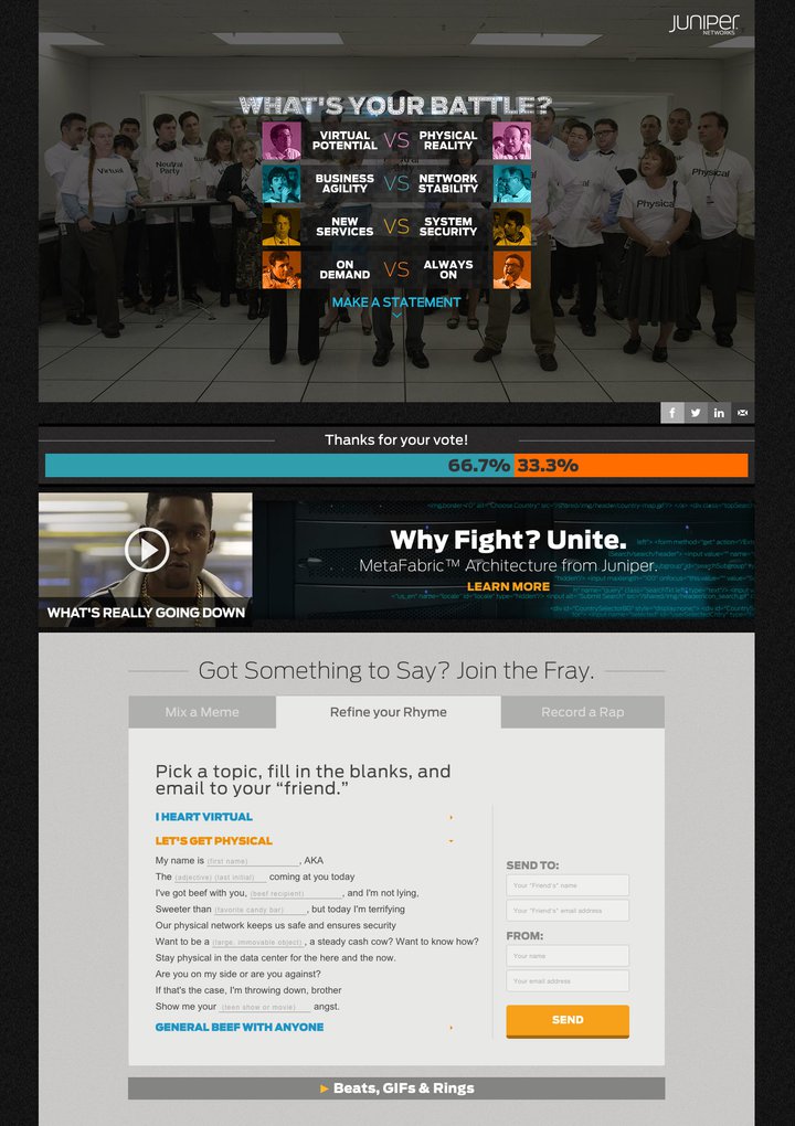 Landing page
